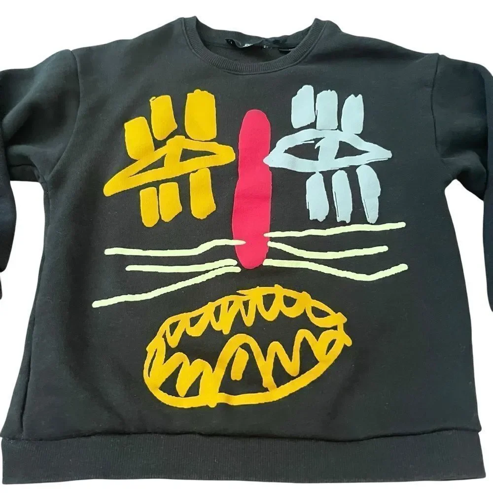 Desigual Embossed Face Print Sweatshirt